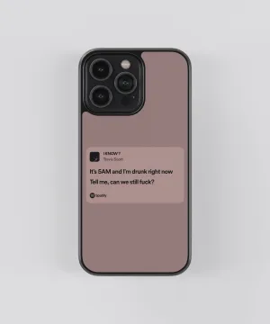 Travis Scott I KNOW Spotify Glass Phone Case Cover