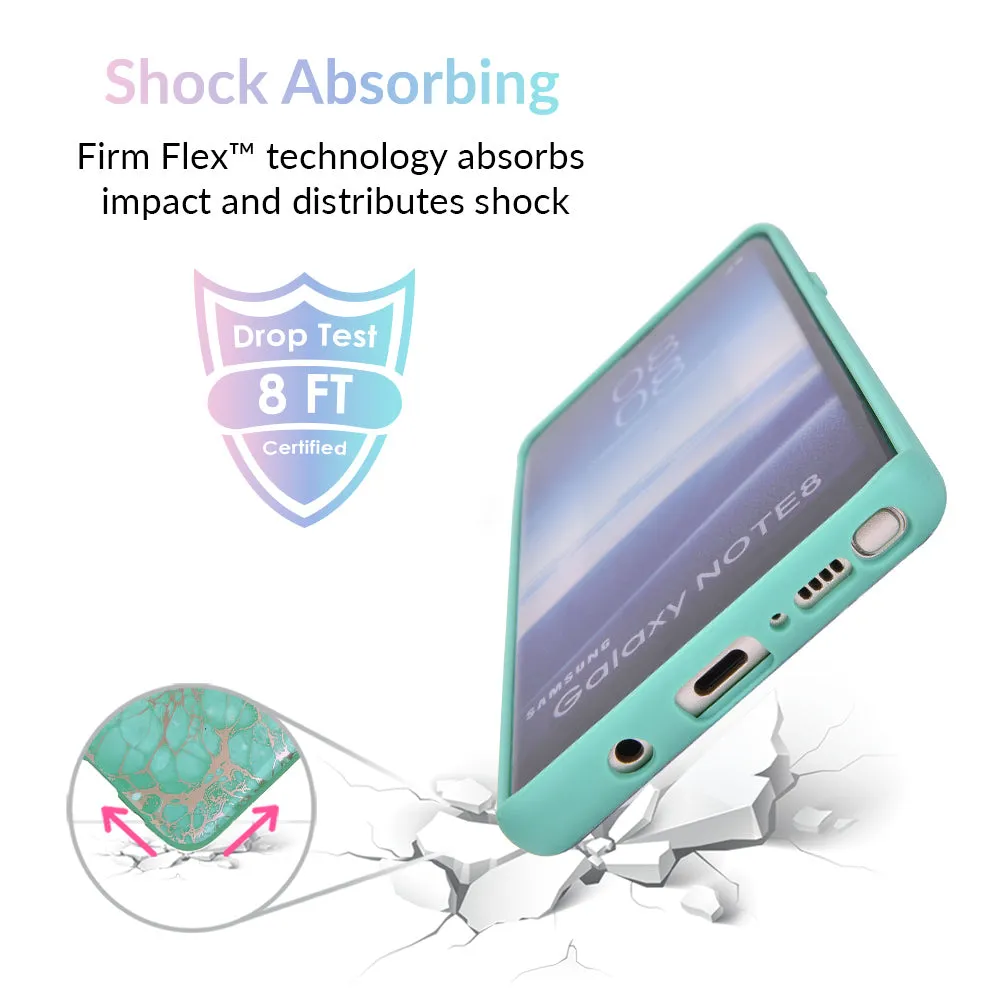 Turquoise Rose Gold Chrome Samsung Galaxy Case