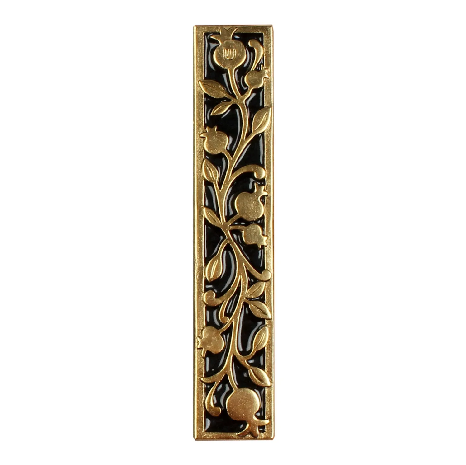 Two Tone Pomegranate Mezuzah Case