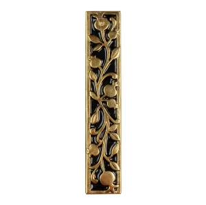 Two Tone Pomegranate Mezuzah Case