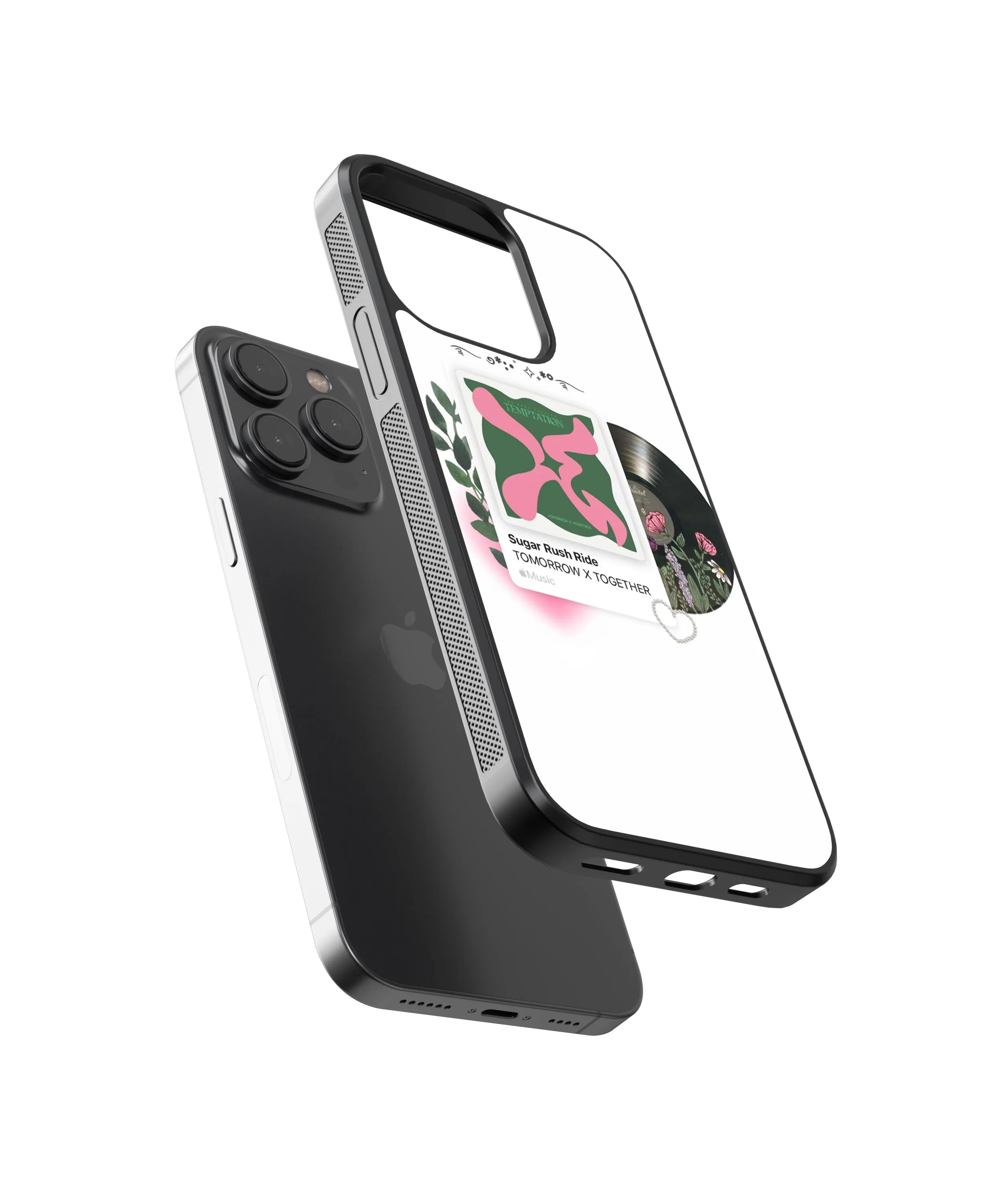 TxT Sugar Rush Ride Spotify Glass Phone Case