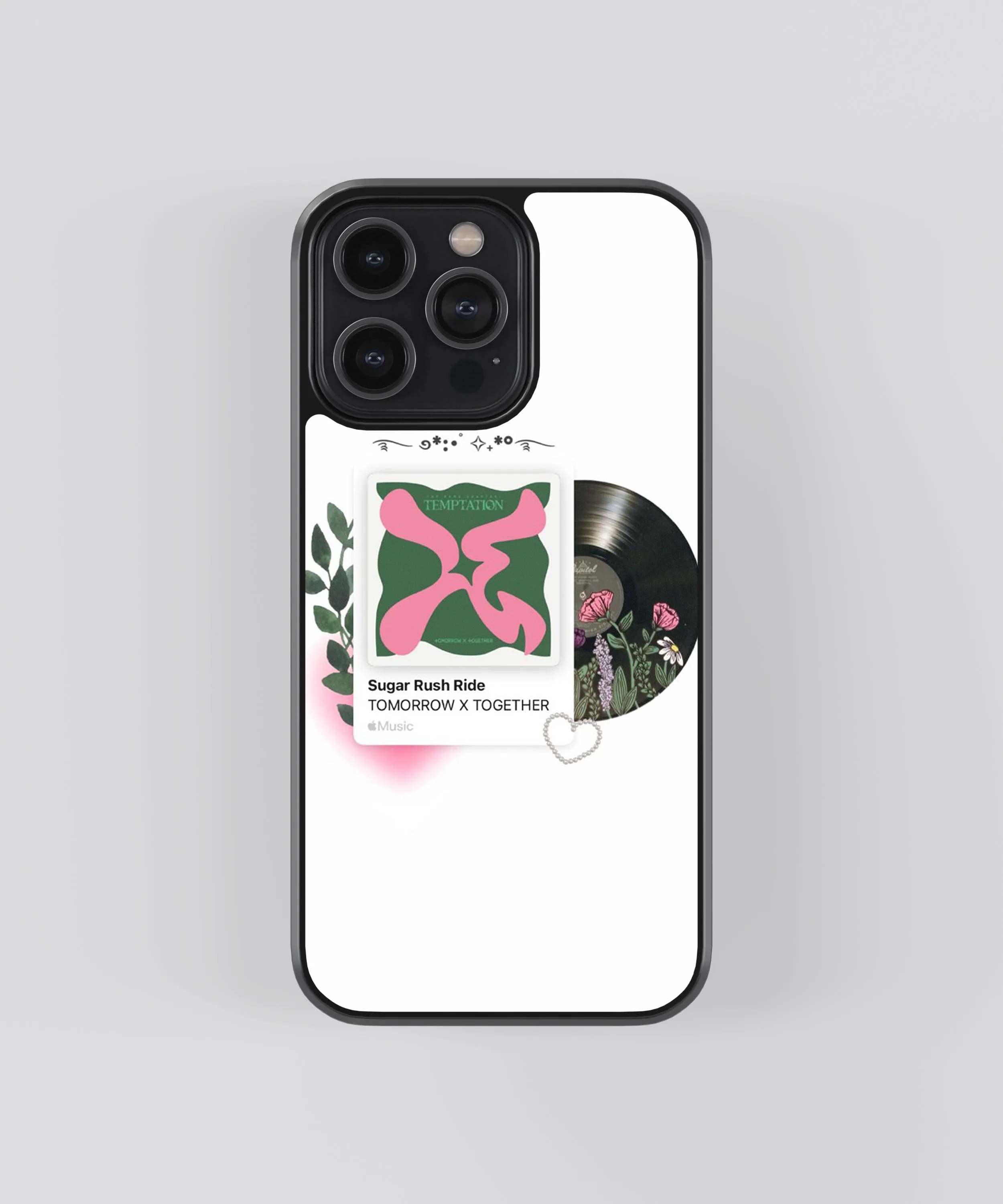 TxT Sugar Rush Ride Spotify Glass Phone Case