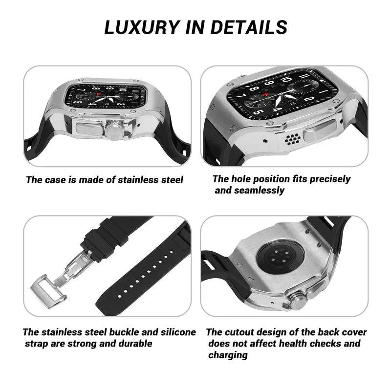 UC0749S Stainless Steel Case Modification Kit for Apple Watch Ultra