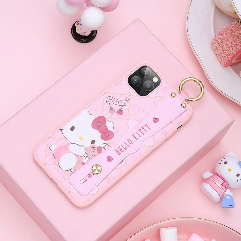 UKA Sanrio Characters Adjustable Wrist Strap Kickstand Case Cover