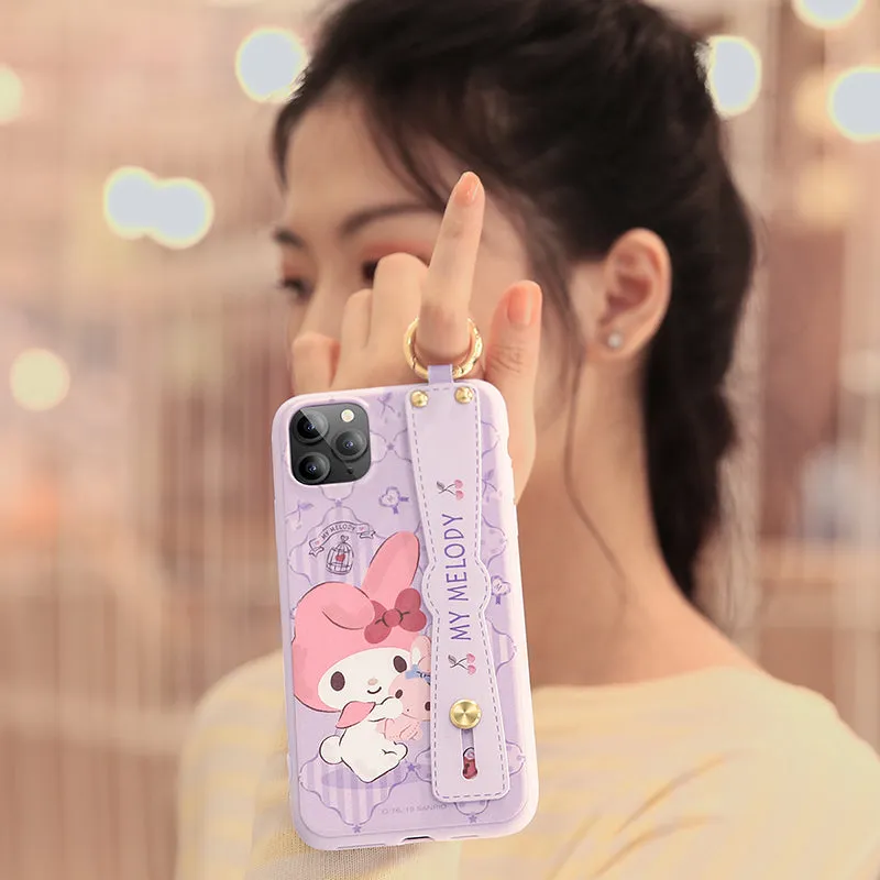 UKA Sanrio Characters Adjustable Wrist Strap Kickstand Case Cover