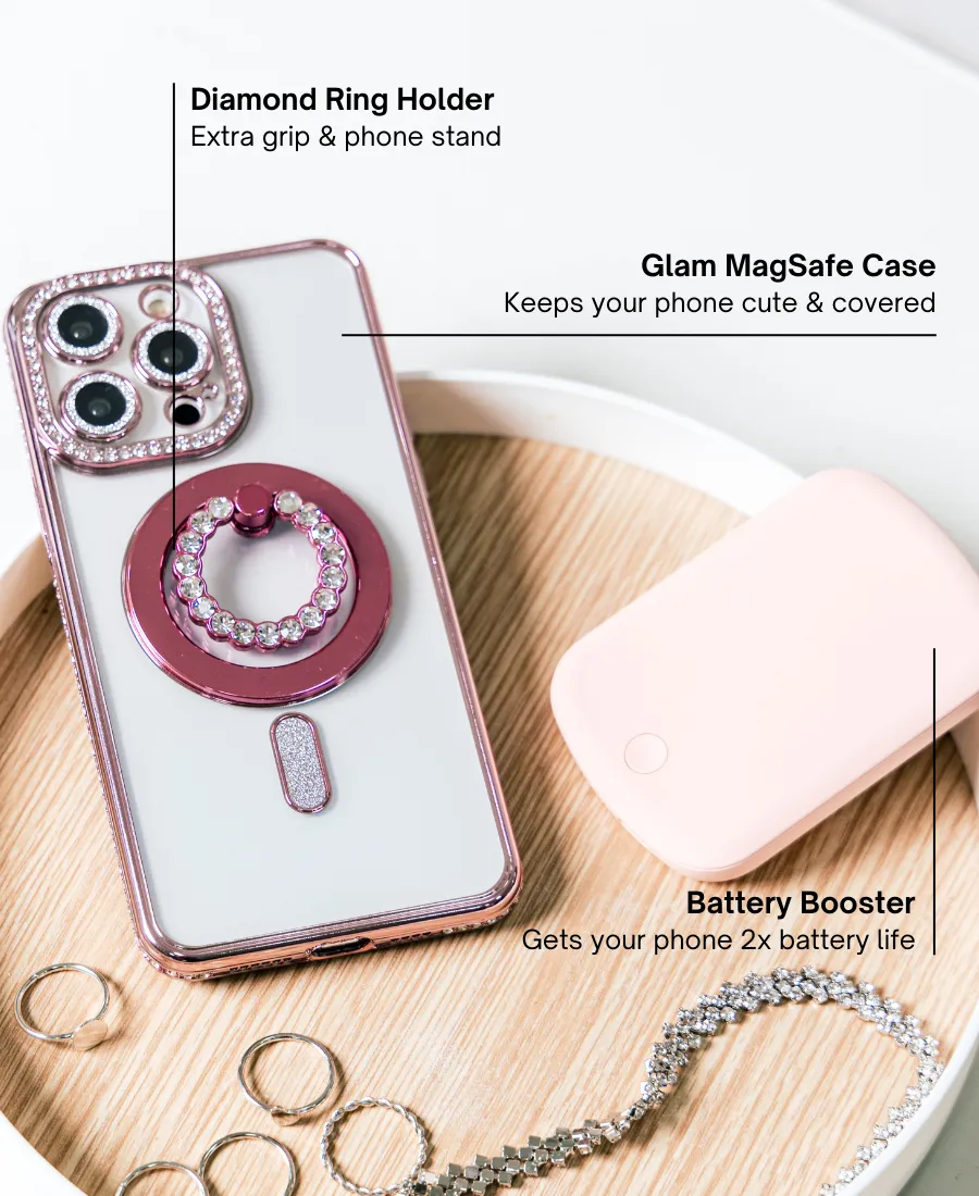 Ultra Glam Set in Pink
