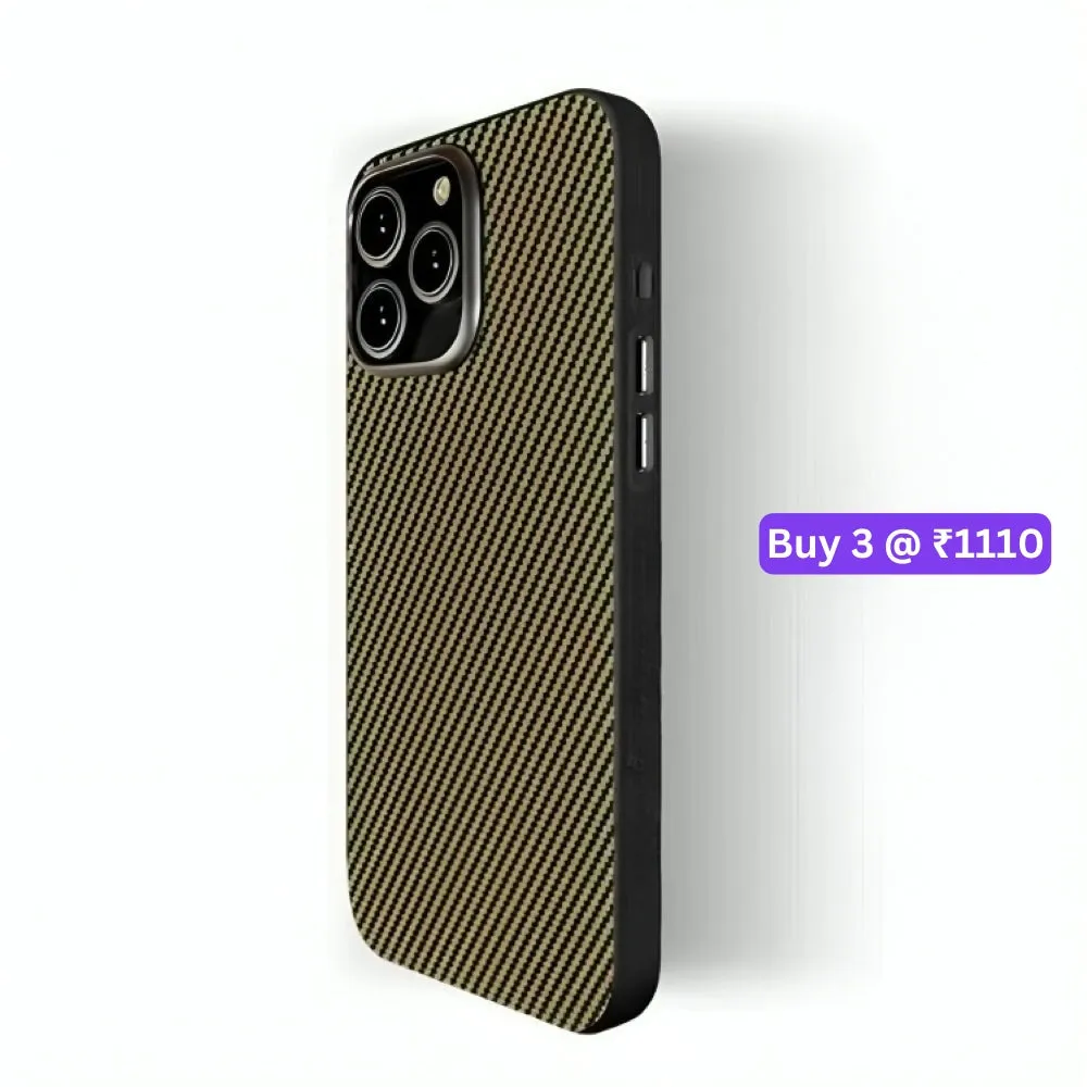 Ultra Thin Carbon Fiber Texture Matte Magsafe Phone Case - iPhone 13 Pro Max