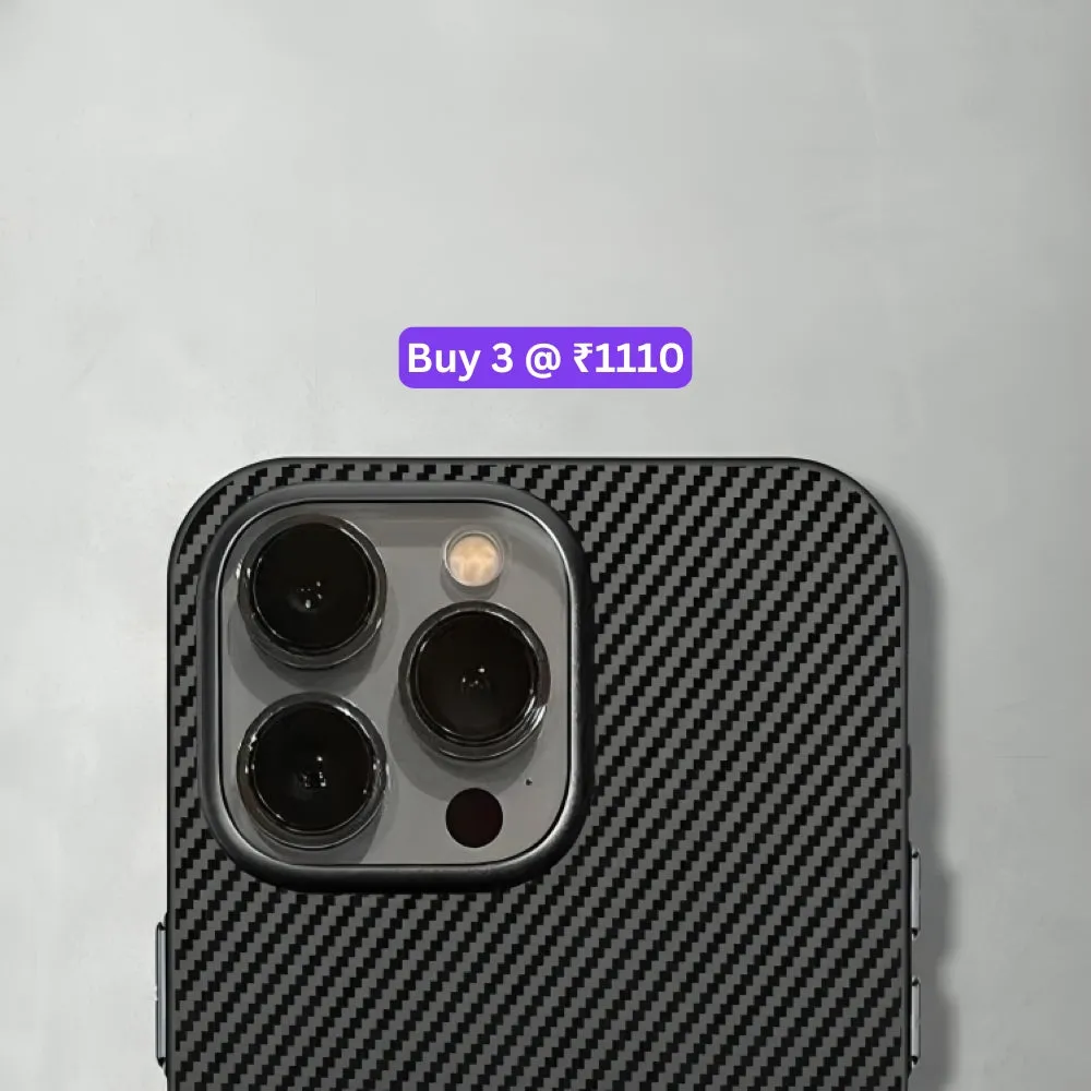 Ultra Thin Carbon Fiber Texture Matte Magsafe Phone Case - iPhone 13 Pro Max