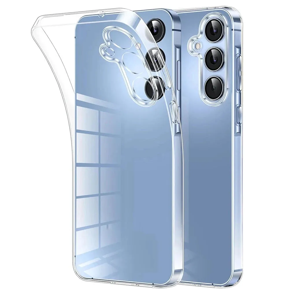 Ultra Thin Silicone Transparent Soft Phone Case for Samsung Galaxy A55 A54 A35 A34 A25 A24 A15 A14 5G Clear Back Cover Slim Shell