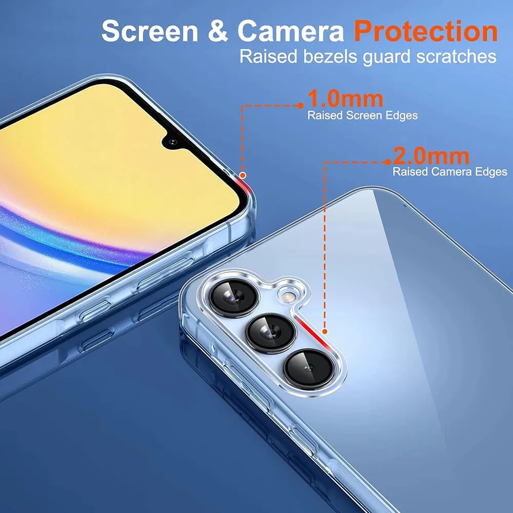 Ultra Thin Silicone Transparent Soft Phone Case for Samsung Galaxy A55 A54 A35 A34 A25 A24 A15 A14 5G Clear Back Cover Slim Shell