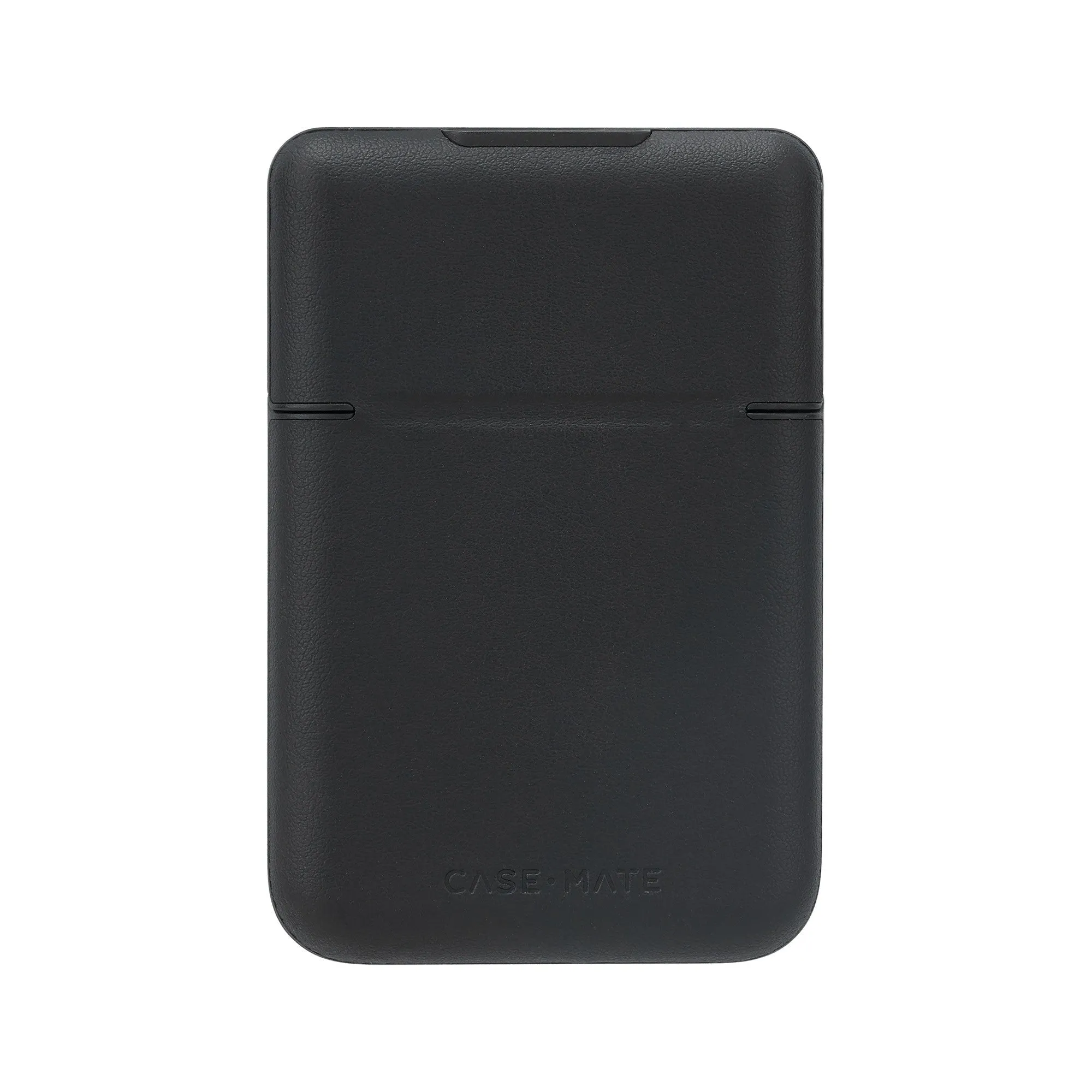 Universal Case-Mate Magnetic Flip MagSafe Wallet - Black Leather - 15-12300