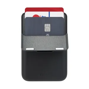 Universal Case-Mate Magnetic Flip MagSafe Wallet - Black Leather - 15-12300