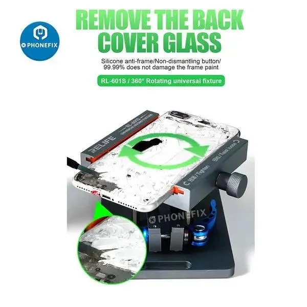 Universal Holder Fixture For iPhone Back Rear Glass Removing
