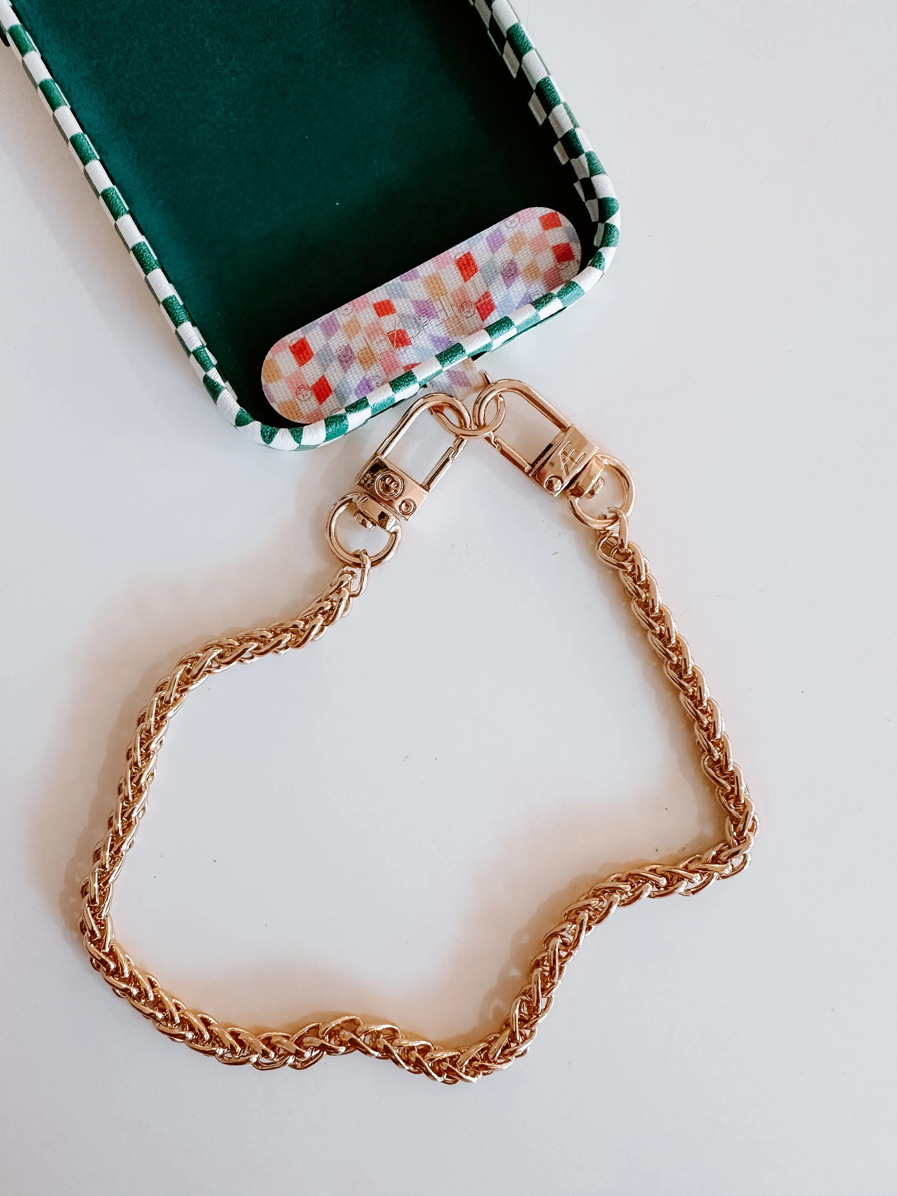 Universal Phone Hitch   Goldi Wristlet