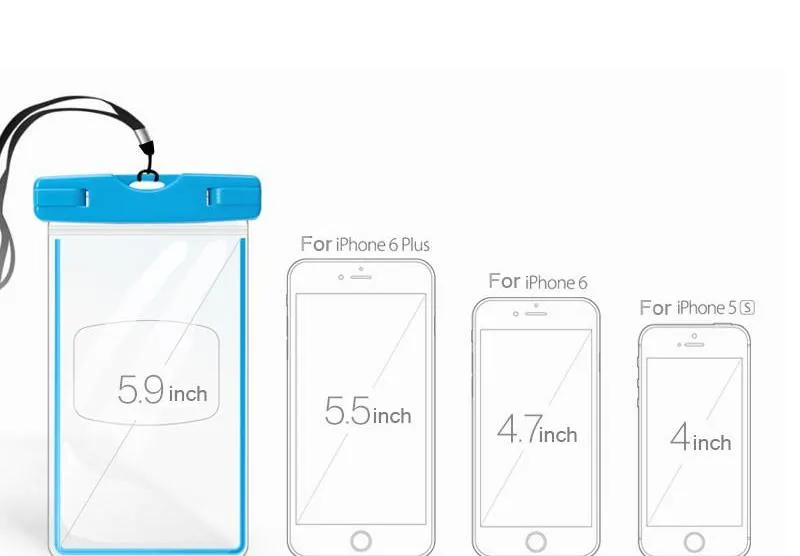 Universal Waterproof Touchscreen Phone Pouch