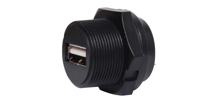 USB Type A Female Chassis IP68 Waterproof P9719