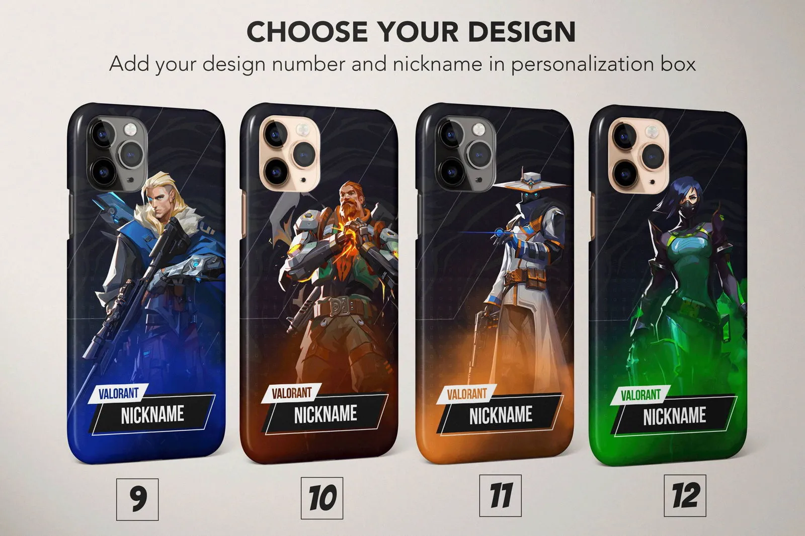 Valorant Phone Case Custom Personalized Cover
