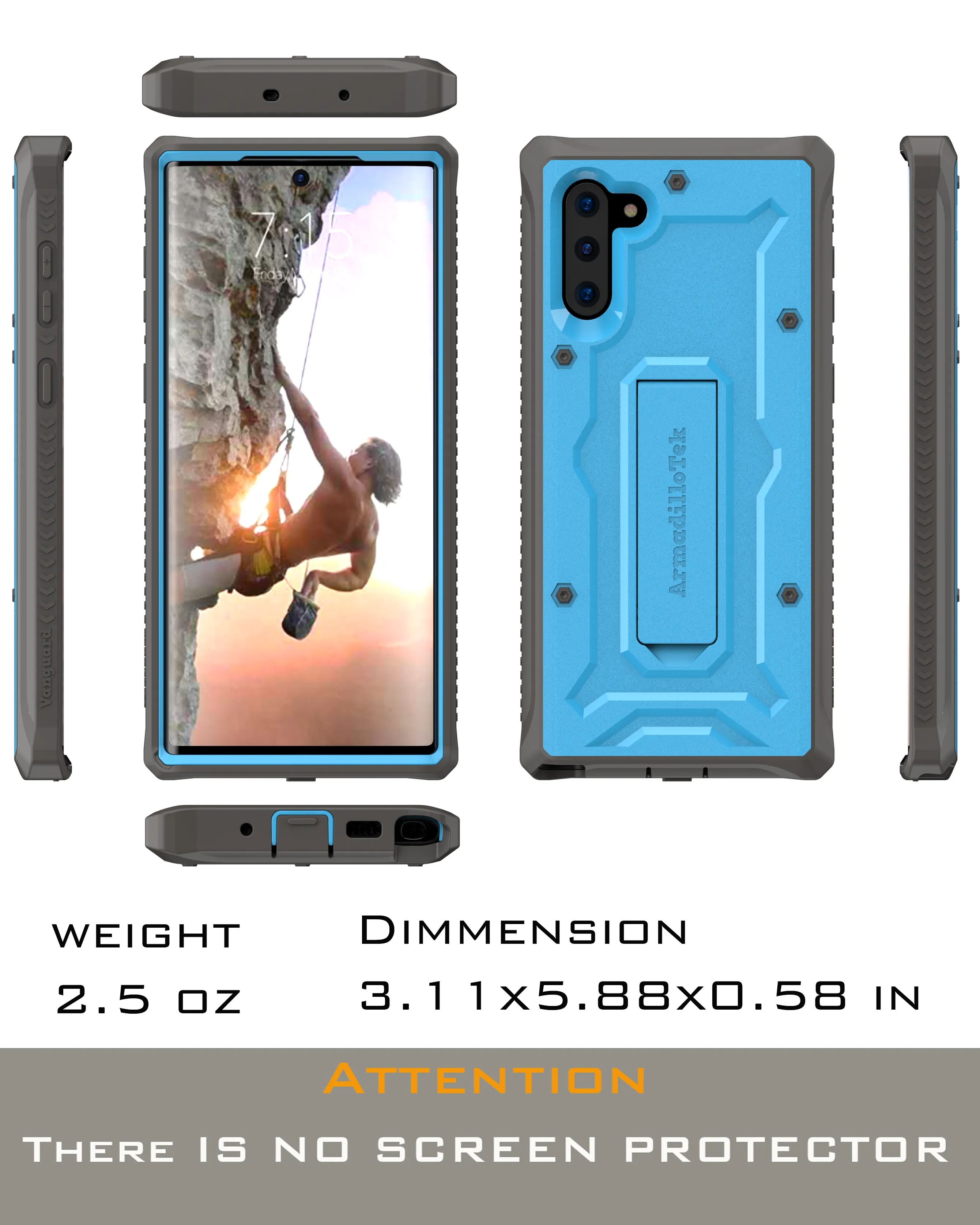 Vanguard Series Samsung Galaxy Note 10 Case - Blue