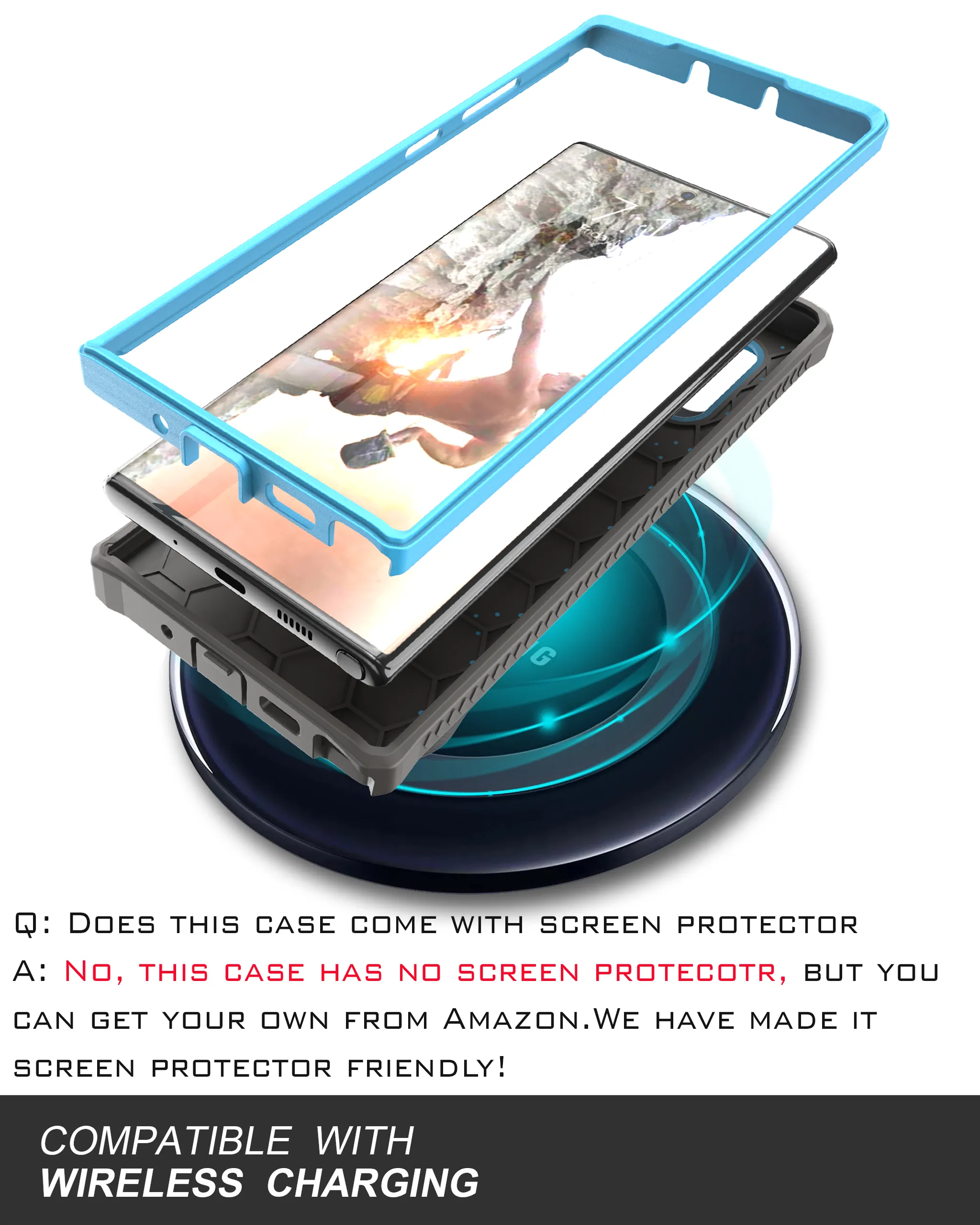 Vanguard Series Samsung Galaxy Note 10 Case - Blue