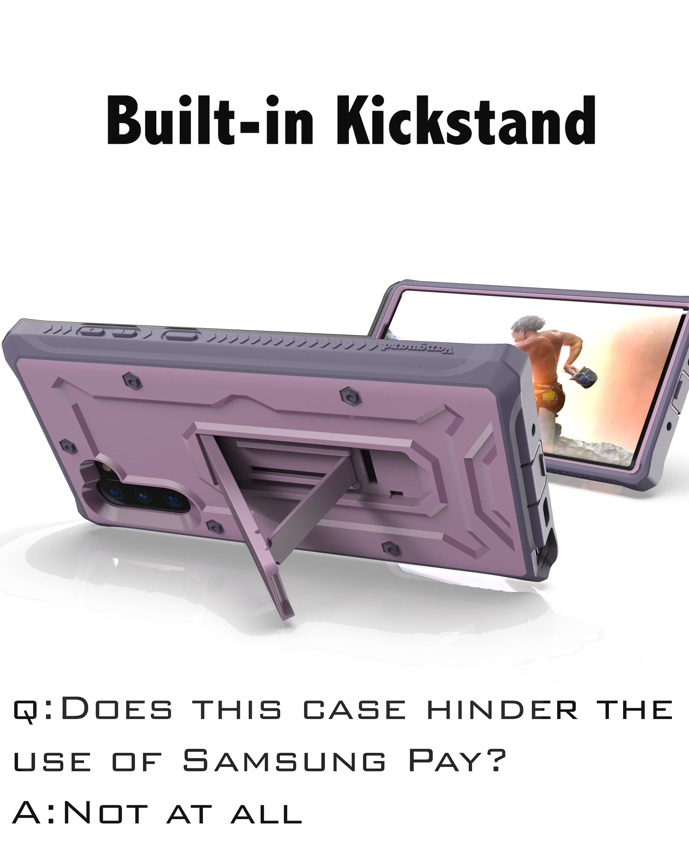 Vanguard Series Samsung Galaxy Note 10 Case - Purple