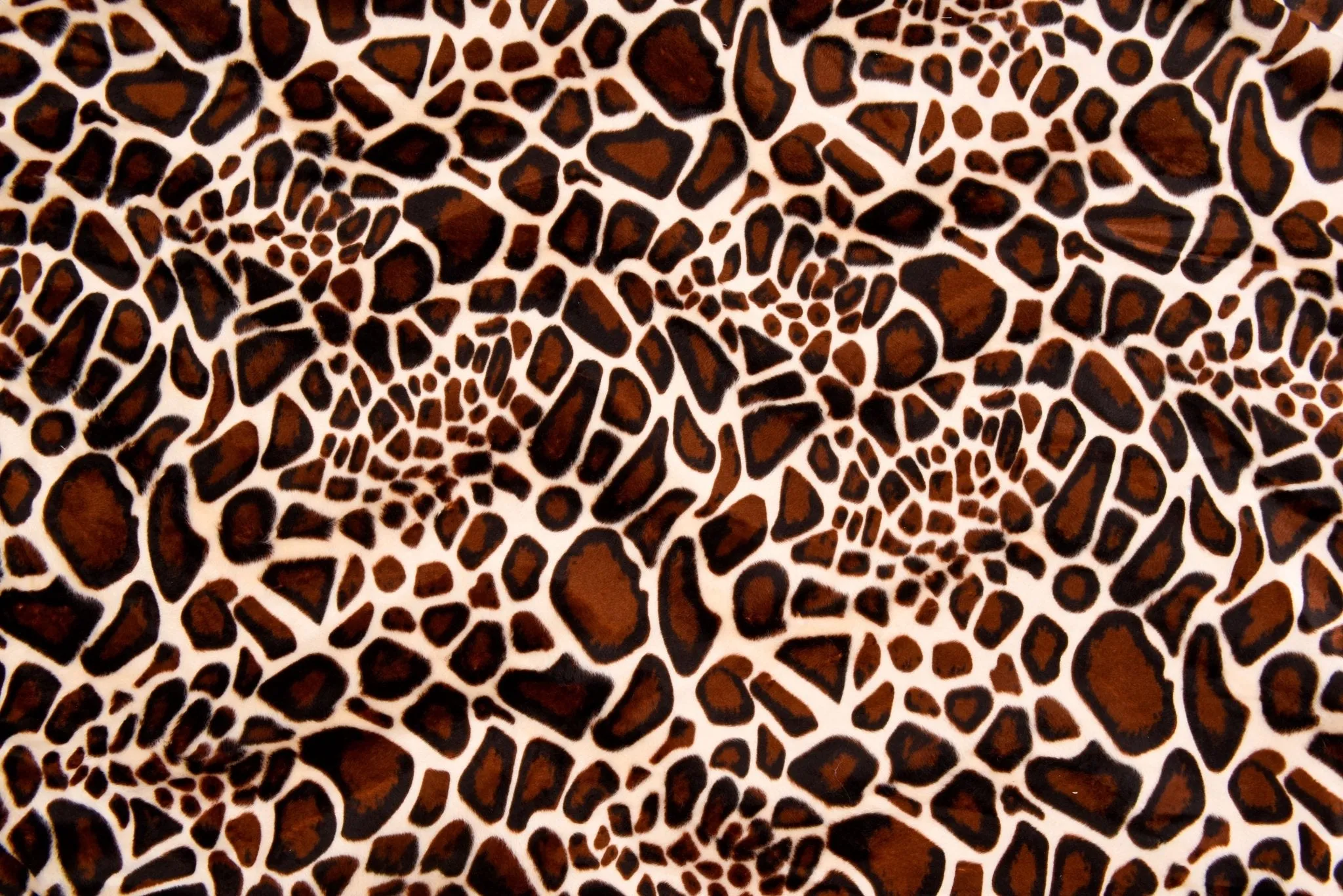 Velboa Pony Skin Faux Fur Print Fabric