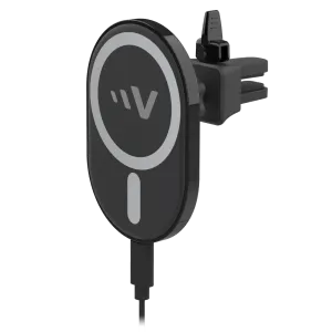 Ventev 15W Magnetic Wireless Car Charger Mount Black by Ventev