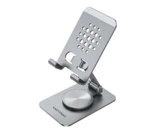 Vention 360° Rotatable Desk Phone Stand - Gray Aluminum Alloy