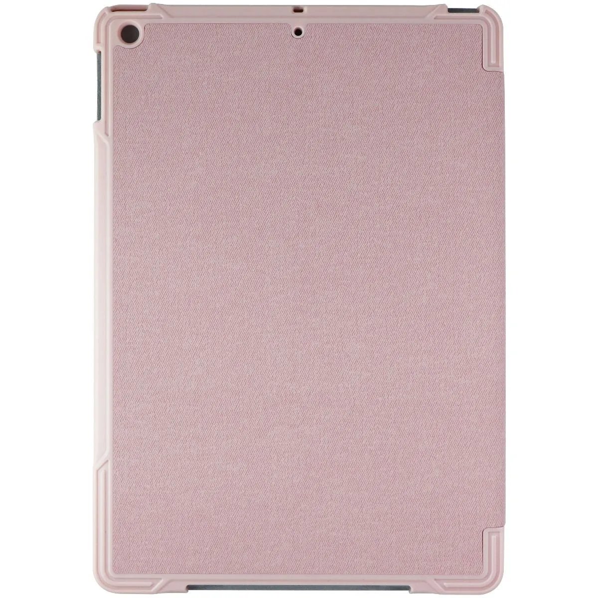 Verizon Folio Hard Case & Tempered Glass for iPad (10.2) 8th & 7th Gen - Pink