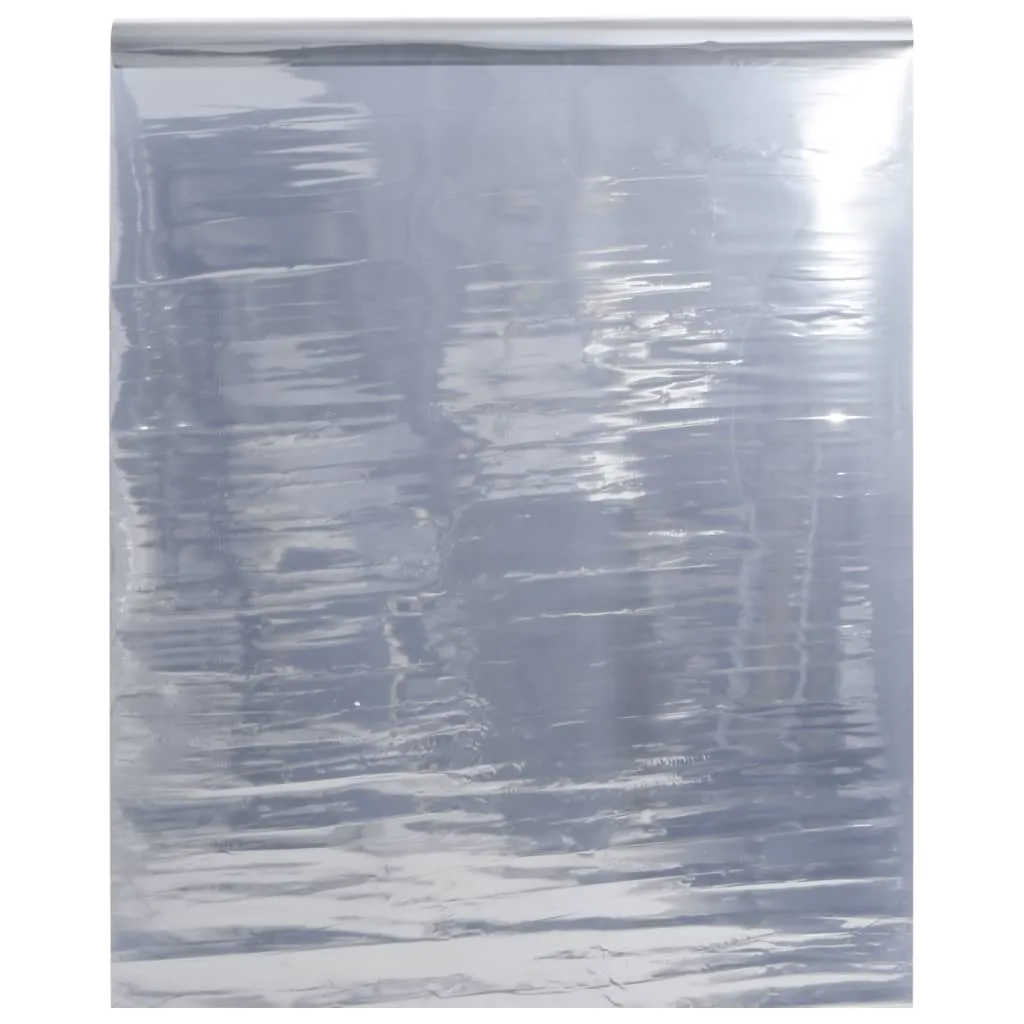 vidaXL Solar Film Static Reflective Effect Silver 60x500 cm PVC