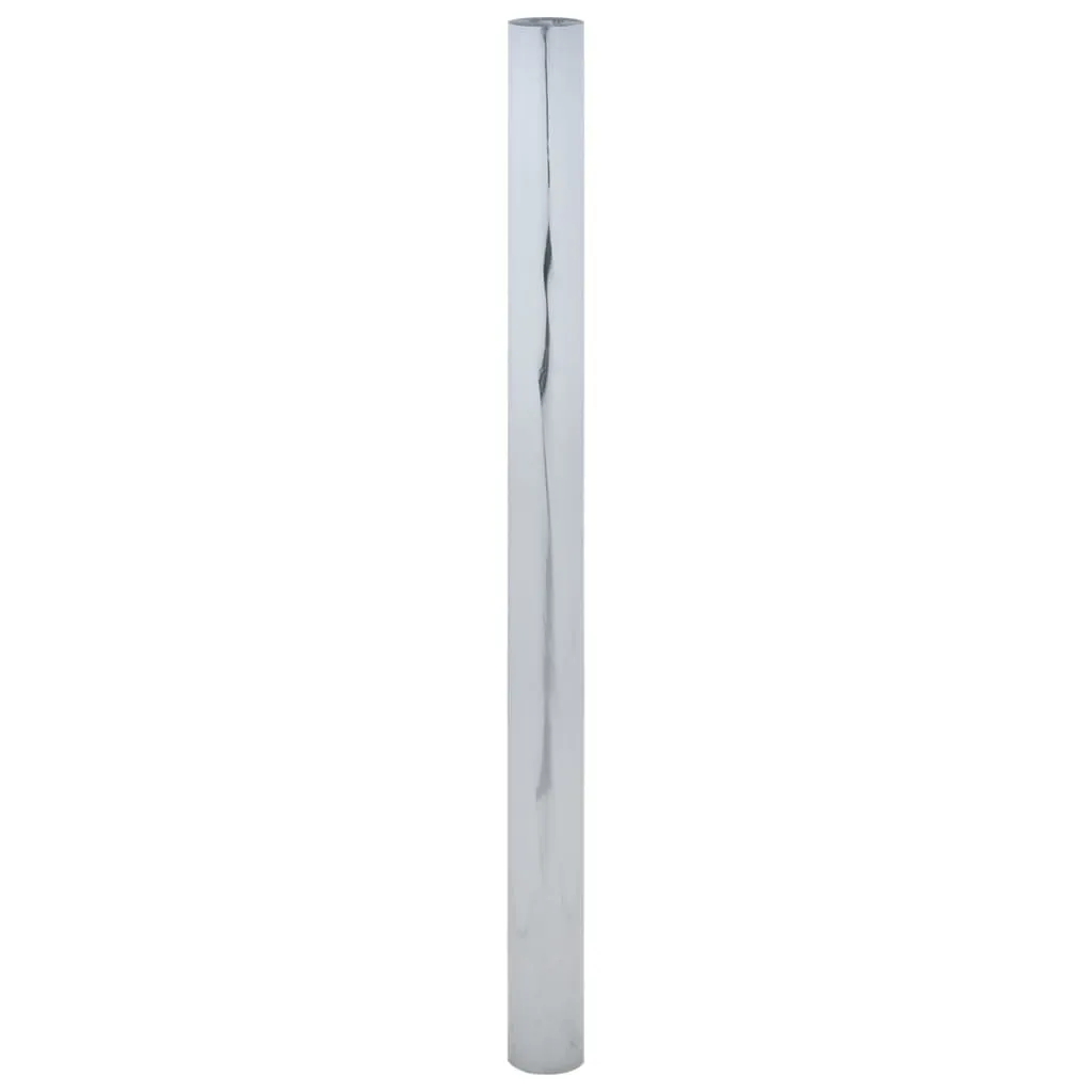 vidaXL Solar Film Static Reflective Effect Silver 60x500 cm PVC
