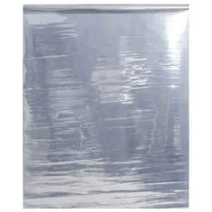 vidaXL Solar Film Static Reflective Effect Silver 60x500 cm PVC