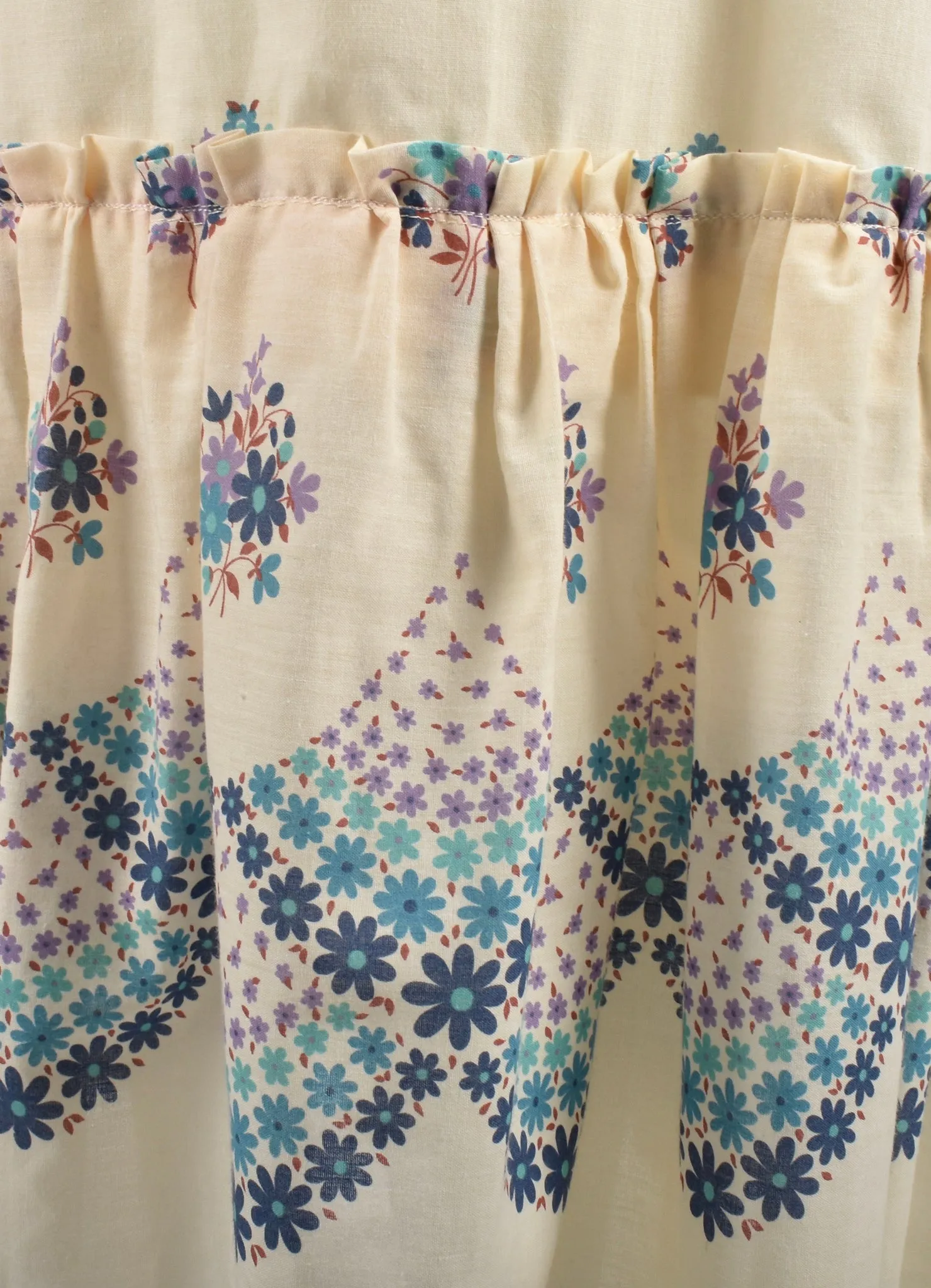 VINTAGE handmade 1970s romantic dress / XXS-XS