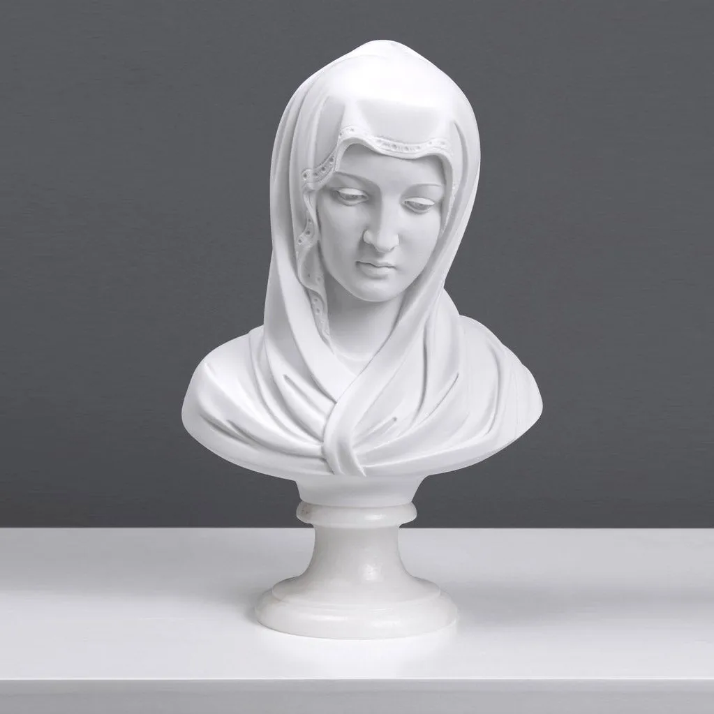 Virgin Mary Bust Sculpture (Medium)