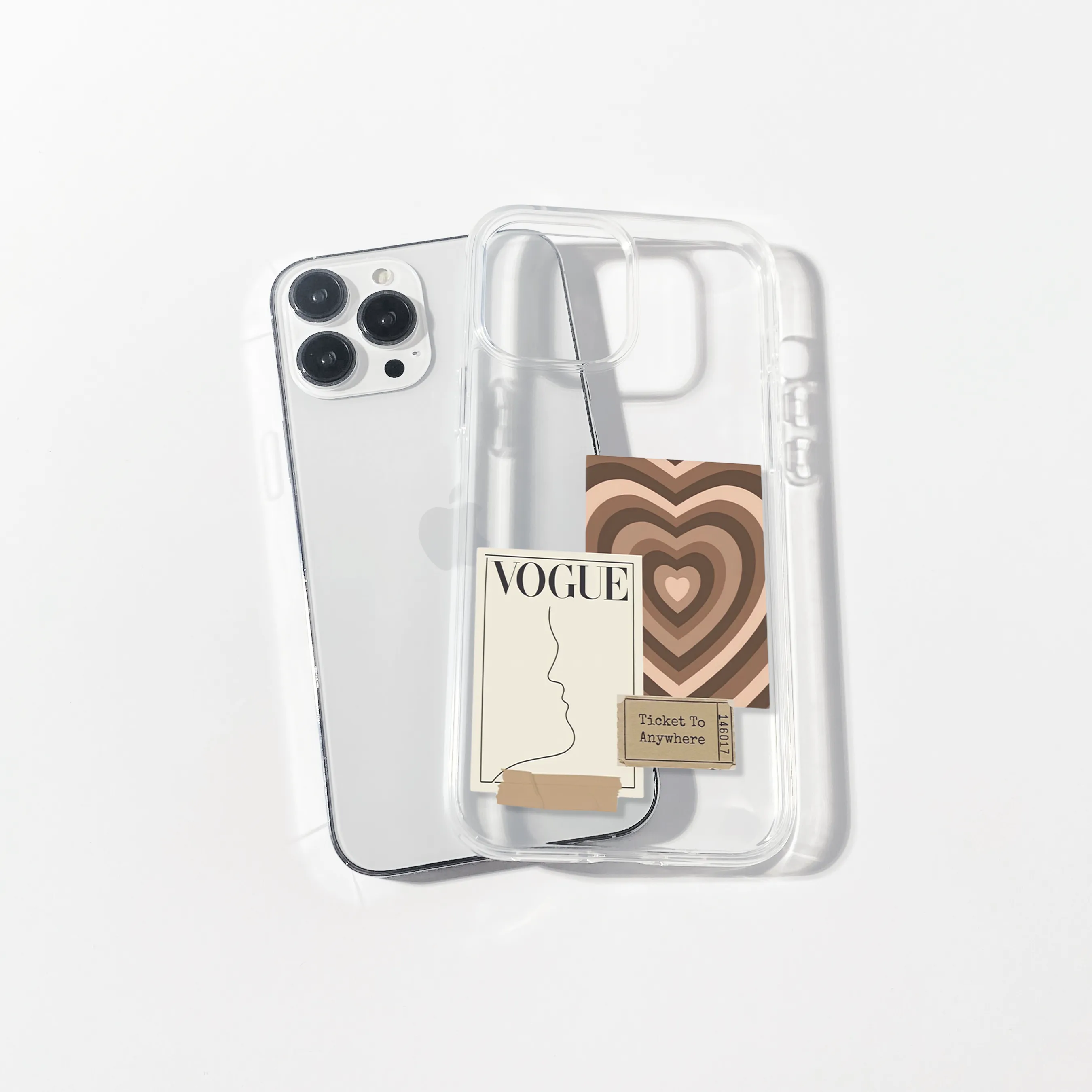 Vogue Aesthetic Silicone Clear Case