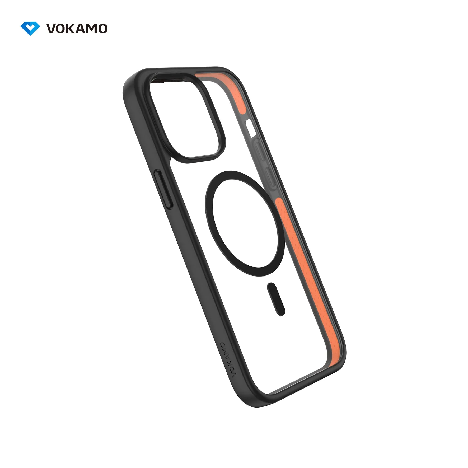 VOKAMO Matte Clear Magnetic Shockproof Case for iPhone 14 Pro Max/14 Pro/14/14 Plus Case with MagSafe