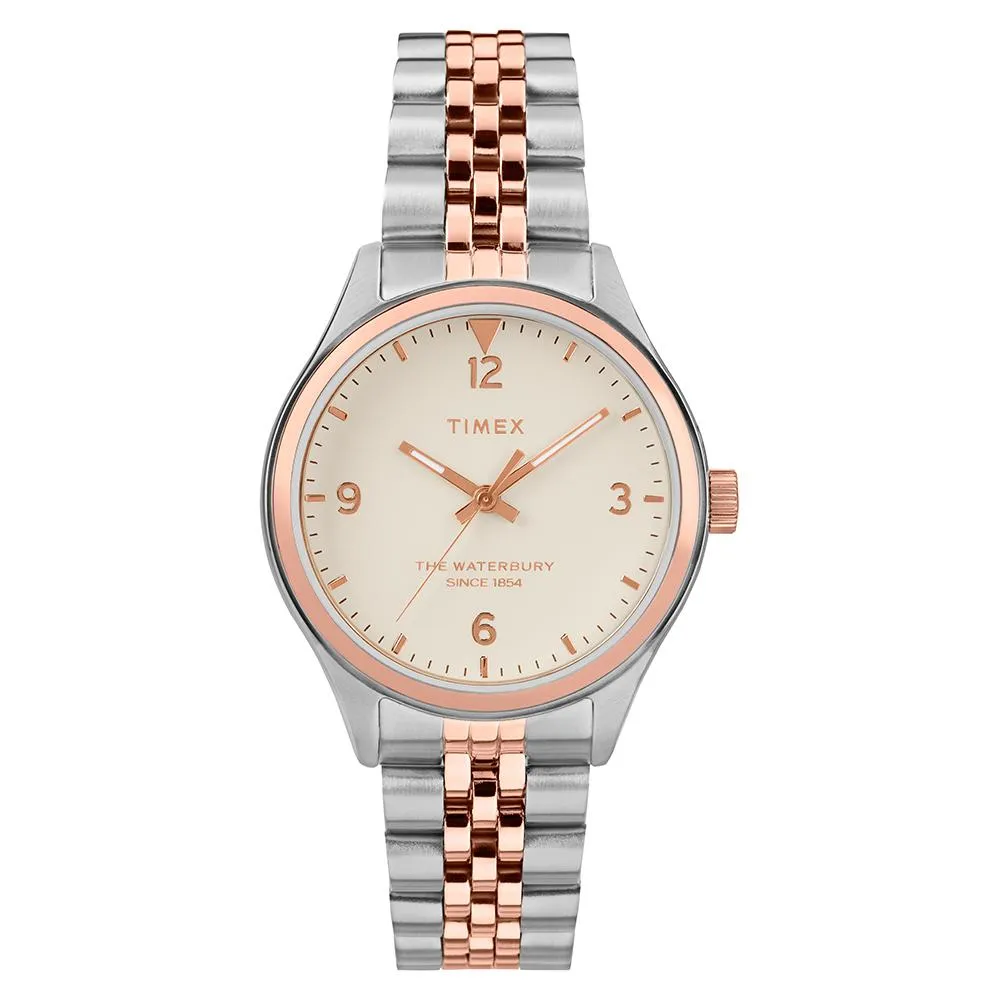 Waterbury Traditional 3-Hand 34mm Stainless Steel Band
