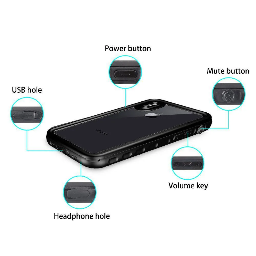 Waterproof case dust-free IP68 protection iPhone Case