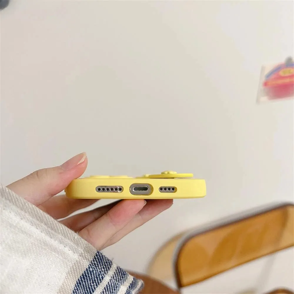 Wavy Edge Shockproof Wrist Strap Case For iPhone