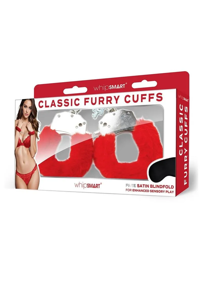 WhipSmart Furry Cuffs with Eye Mask