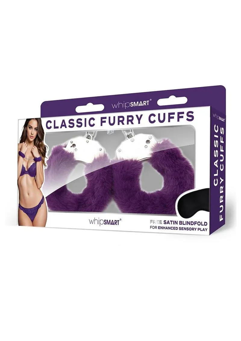 WhipSmart Furry Cuffs with Eye Mask