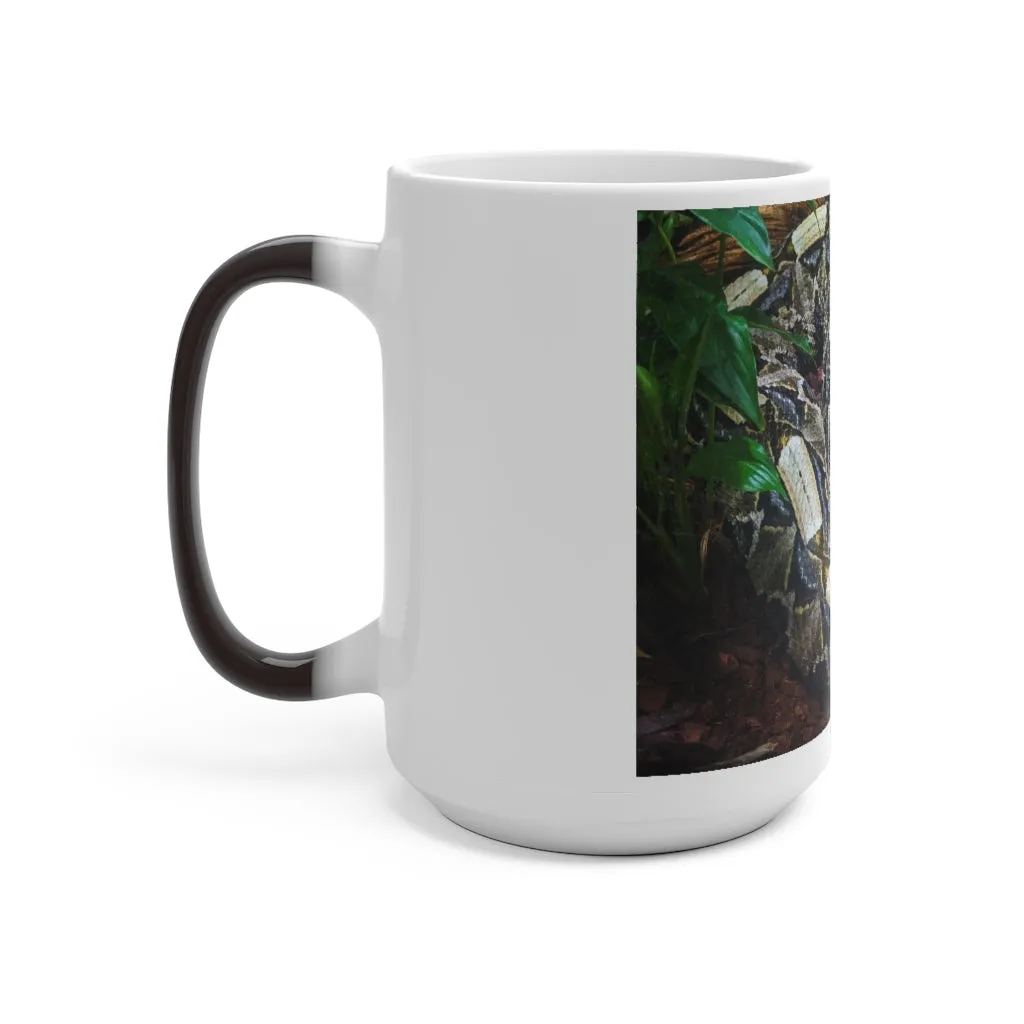 White Black Snake Color Changing Mug