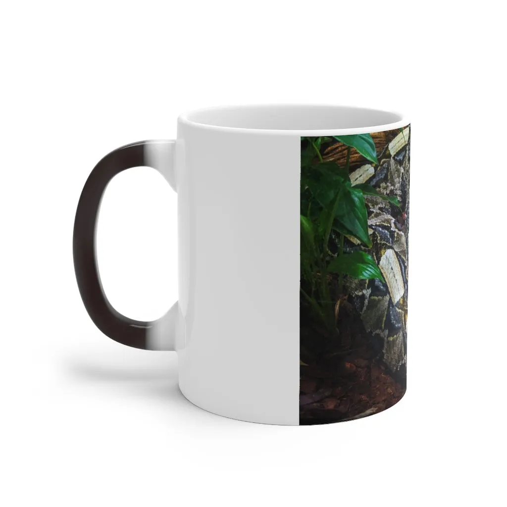 White Black Snake Color Changing Mug
