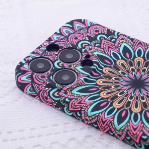 Wholesale TPU Retro Flower Luminous Phone Case