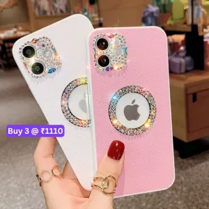 Women Diamond Camera Lens Protection Cover - iPhone 7