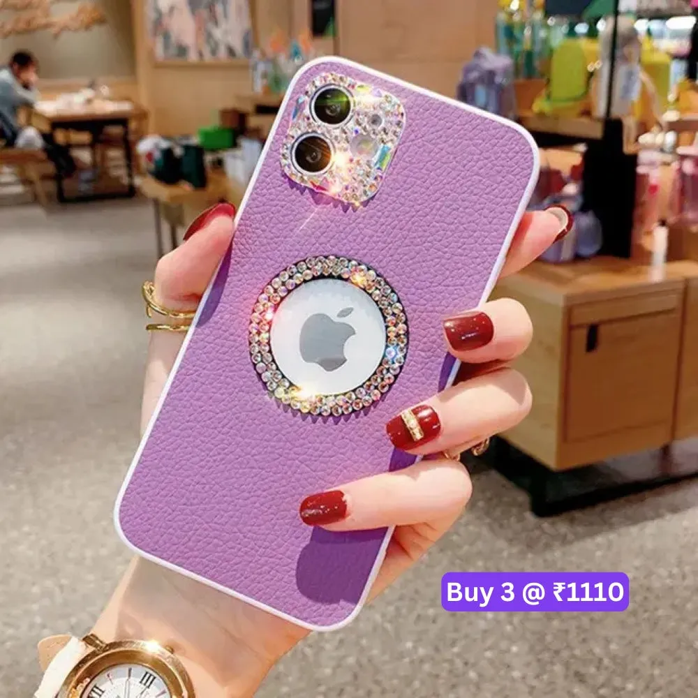 Women Diamond Camera Lens Protection Cover - iPhone 7