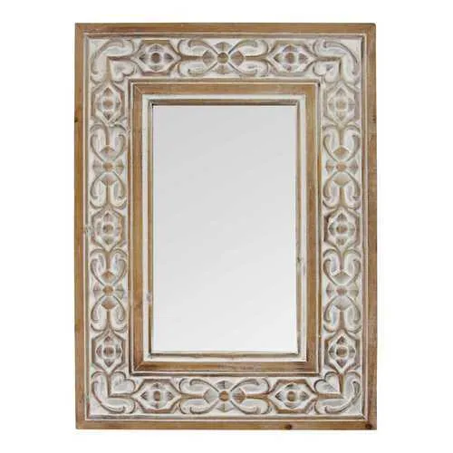 Wood Framed Wall Mirror