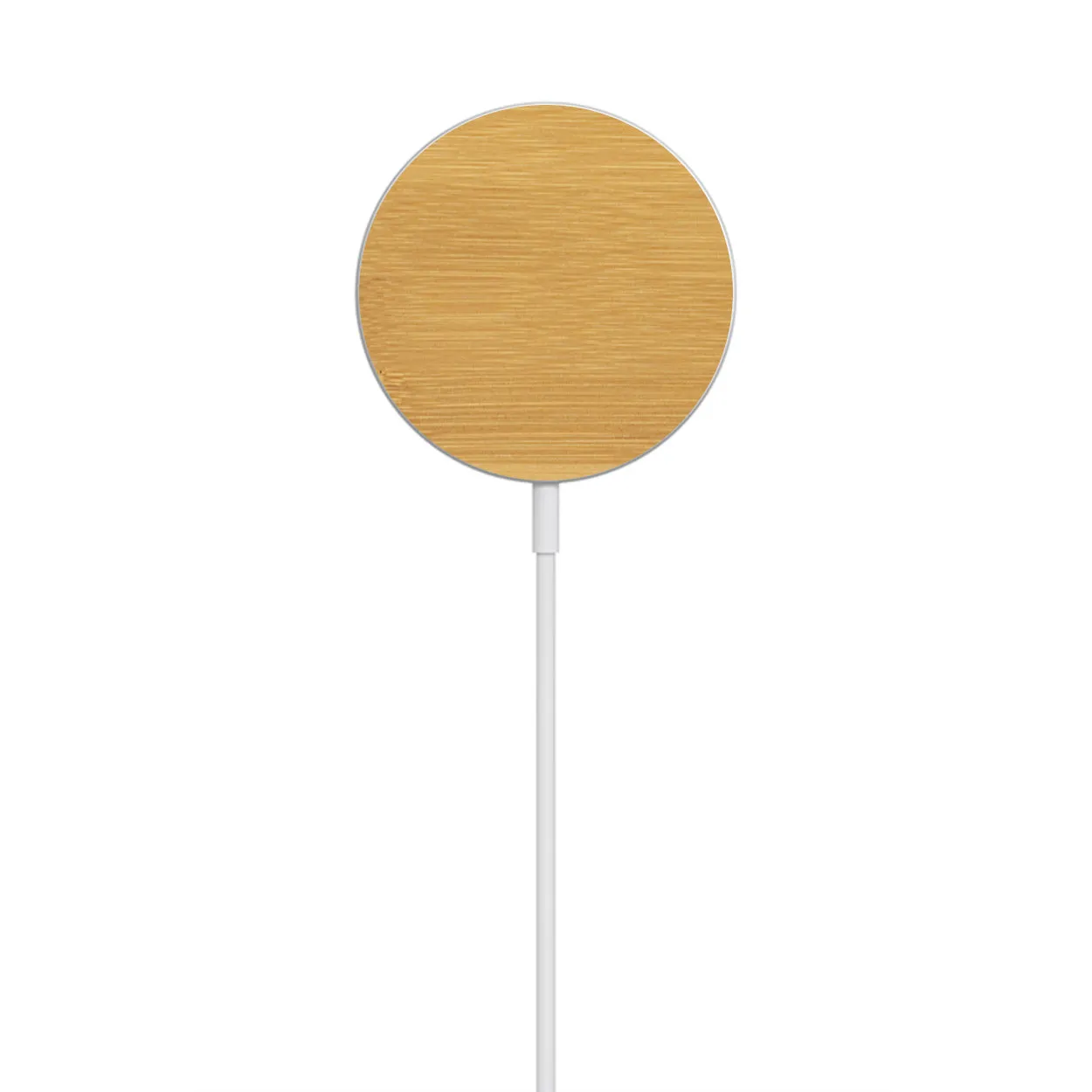 Wooden Magnetic Wireless Charger Compatible with MagSafe for iPhone 12 through 15
