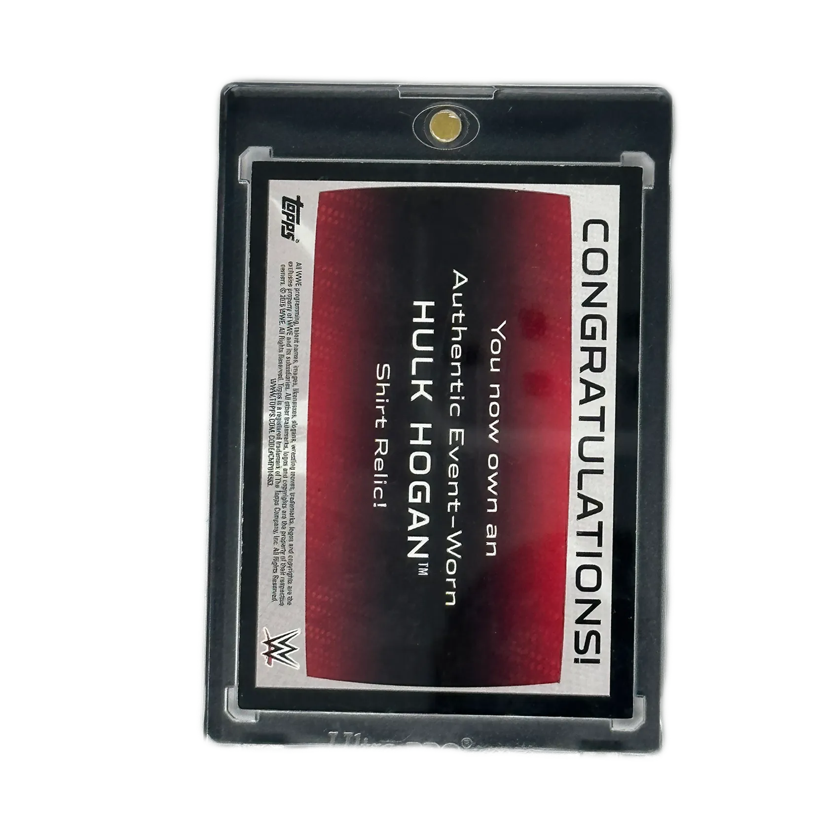 Wrestlemania 30 Matt Relic Authentic Autographed