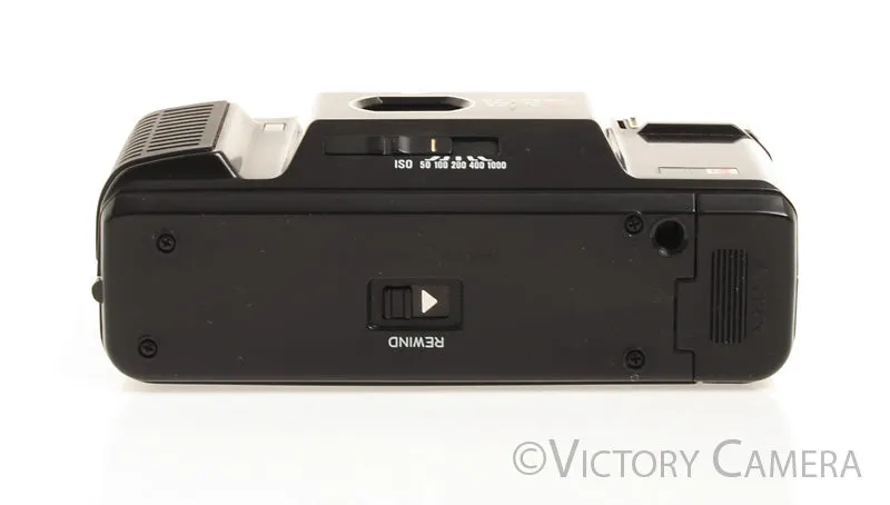 Yashica T AF Black 35mm Point & Shoot Camera w/ Zeiss 35mm f3.5 T* Lens