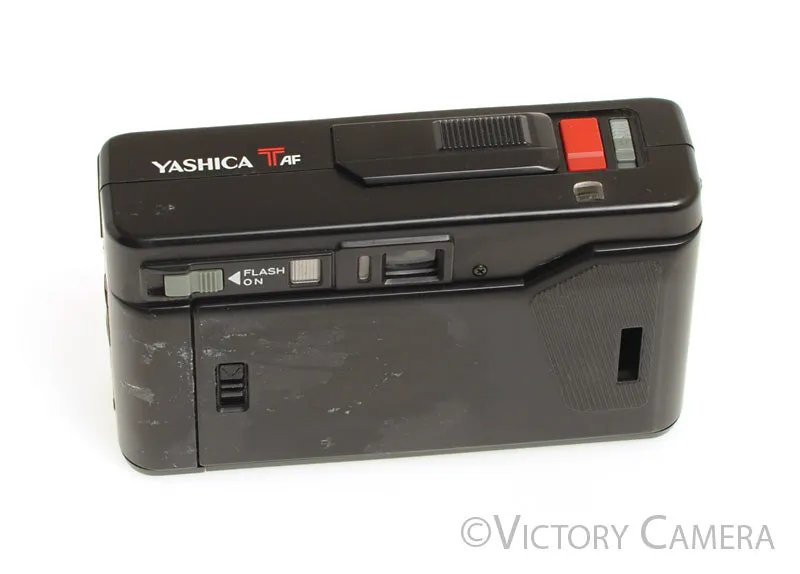 Yashica T AF Black 35mm Point & Shoot Camera w/ Zeiss 35mm f3.5 T* Lens
